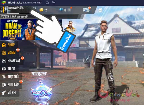 Bước 1: Mở Free Fire